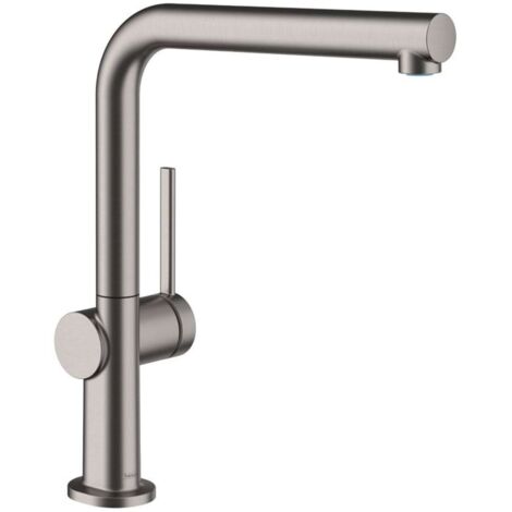 Hansgrohe M54 - Grifo de fregadero Talis, cromo negro cepillado 72840340