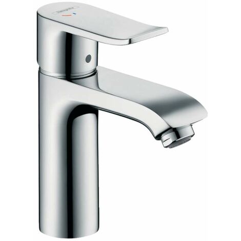 hansgrohe Metris 110 mitigeur lavabo 31121000 chromé, avec eau froide au milieu