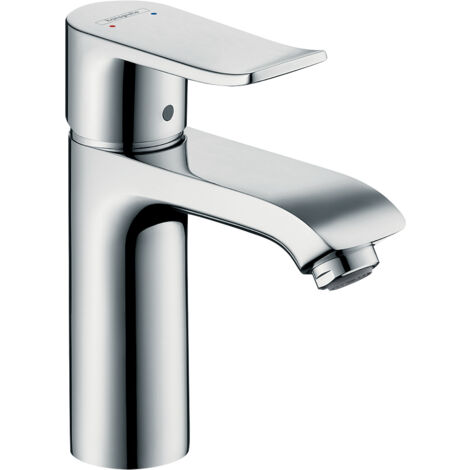 hansgrohe Metris Einhebel-Waschtischmischer 110 mit Zugstangen-Ablaufgarnitur 31080000 - 31080000