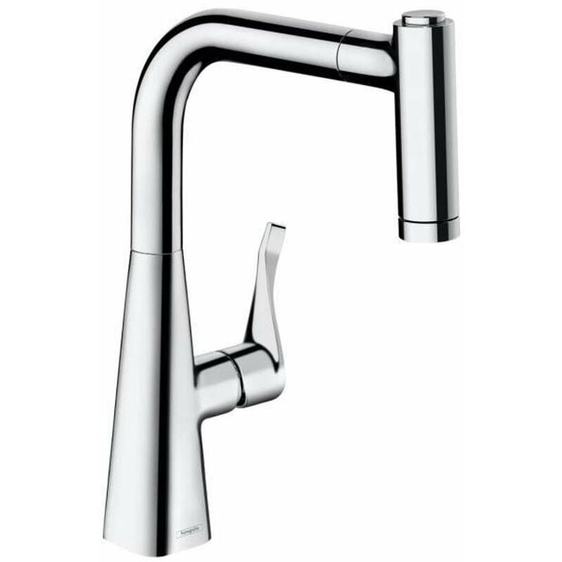 Hansgrohe Metris - Mitigeur d’évier 220 avec douchette extractible, chrome 14834000