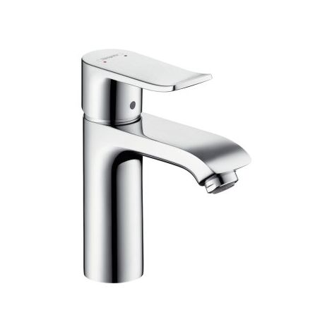 Hansgrohe Metris Mitigeur monocommande de lavabo 110, LowFlow, sans vidage automatique 3108000000 - 31204000