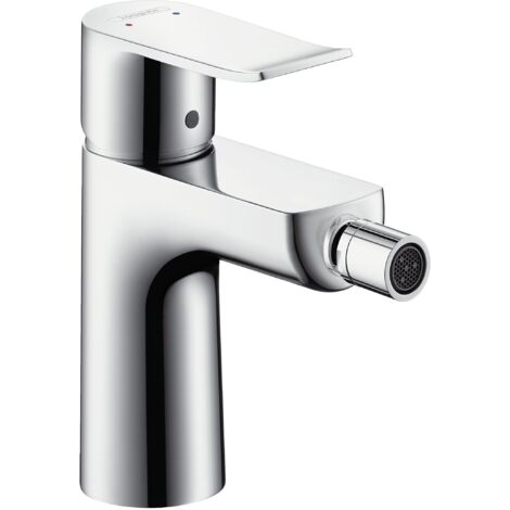 Hansgrohe Metris New - Miscelatore monocomando per bidet, con sistema di scarico, cromato 31280000