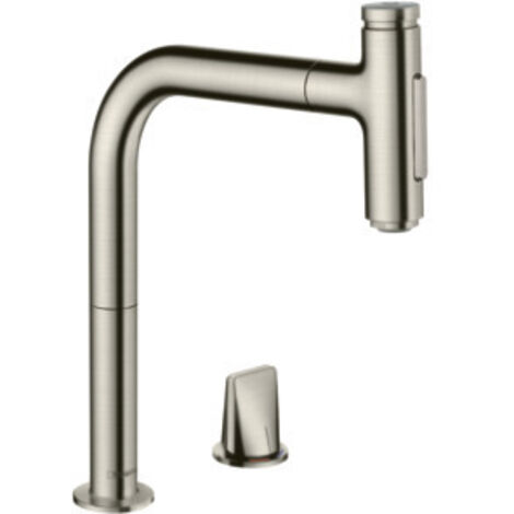 hansgrohe Metris Select M71 2-Loch Einhebel-Küchenmischer 200,