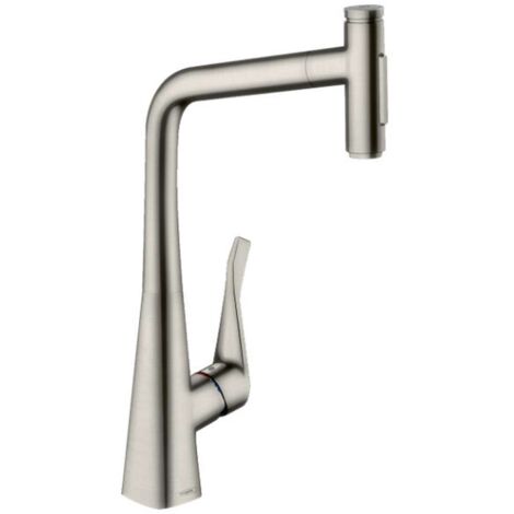 hansgrohe Metris Select M71 Monomando de cocina 320, ducha