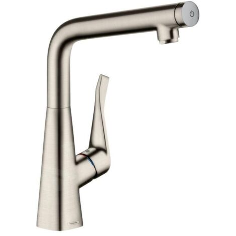 Hansgrohe METRIS Select Mitigeur évier Aspect acier 14883800