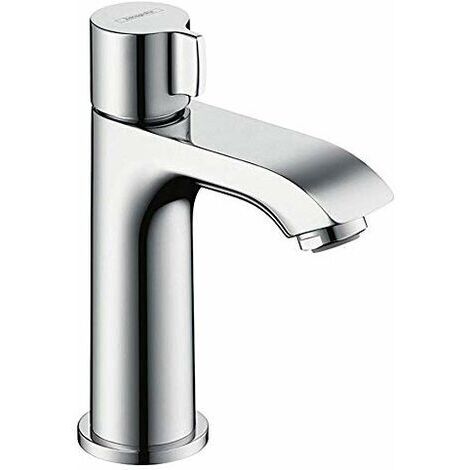 hansgrohe Metris Valvola di arresto 100 per acqua fredda o premiscelata senza set di scarico Cromo, 31166000