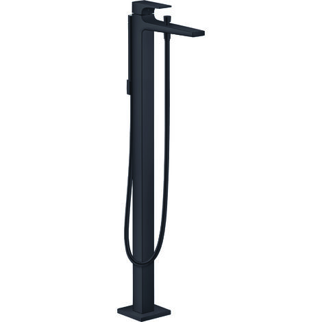 Hansgrohe Metropol - Badewanne Einhebelmischer, Bodenmontage, schwarzmatt 32532670