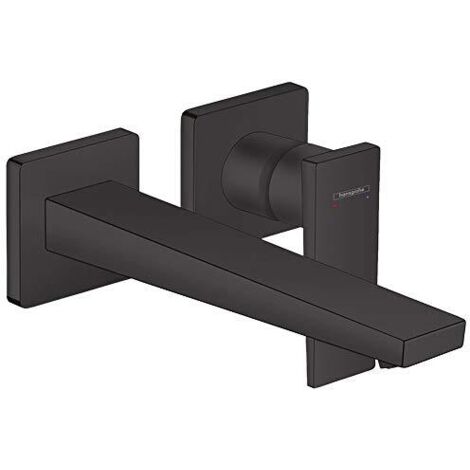 Hansgrohe Metropol - Miscelatore ad incasso per lavabo, montaggio a 2 fori, nero opaco 32526670