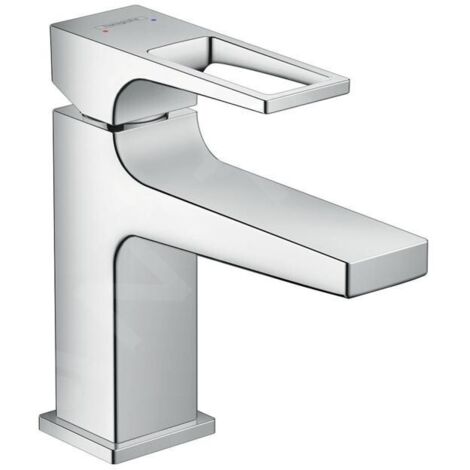 Hansgrohe Metropol - Mitigeur de lavabo 100 avec garniture de vidage Push-Open, chrome 74500000