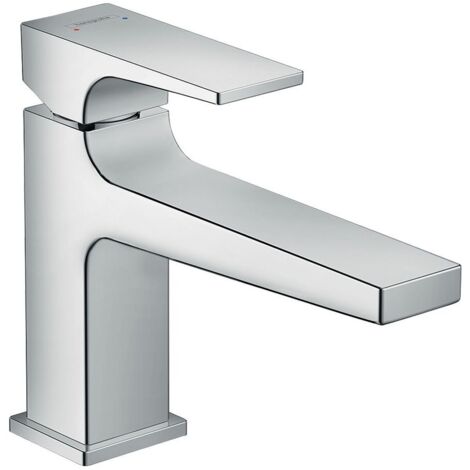 Hansgrohe Metropol - Waschtisch Einhebelmischer 100 mit Ablaufgarnitur Push-Open, verchromt 32502000