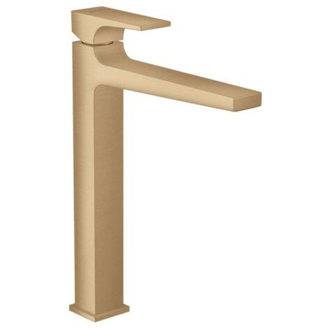 Hansgrohe Metropol - Waschtischarmatur mit Ablaufgarnitur Push-Open, Bronze gebürstet 32512140