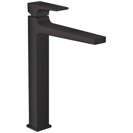 Hansgrohe Metropol - Waschtischarmatur mit Ablaufgarnitur Push-Open, schwarzmatt 32512670