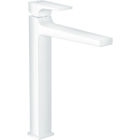 HANSGROHE Metropol Waschtischmischer Griff Griff, Spundloch Push-Open matt weiß - 32512700
