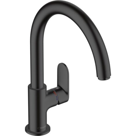 HANSGROHE Mezclador de fregadero Vernis Blend M35 negro mate 71870670