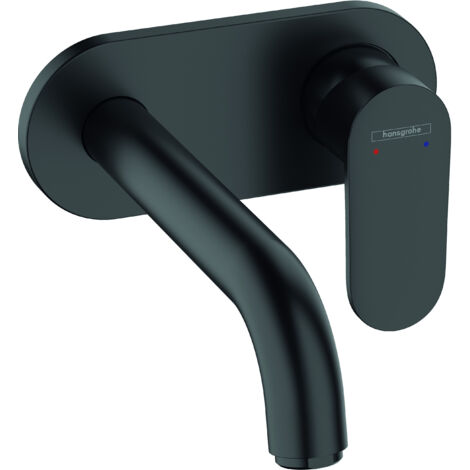 HANSGROHE Miscelatore lavabo incasso a parete Vernis Blend Nero opaco 71576670