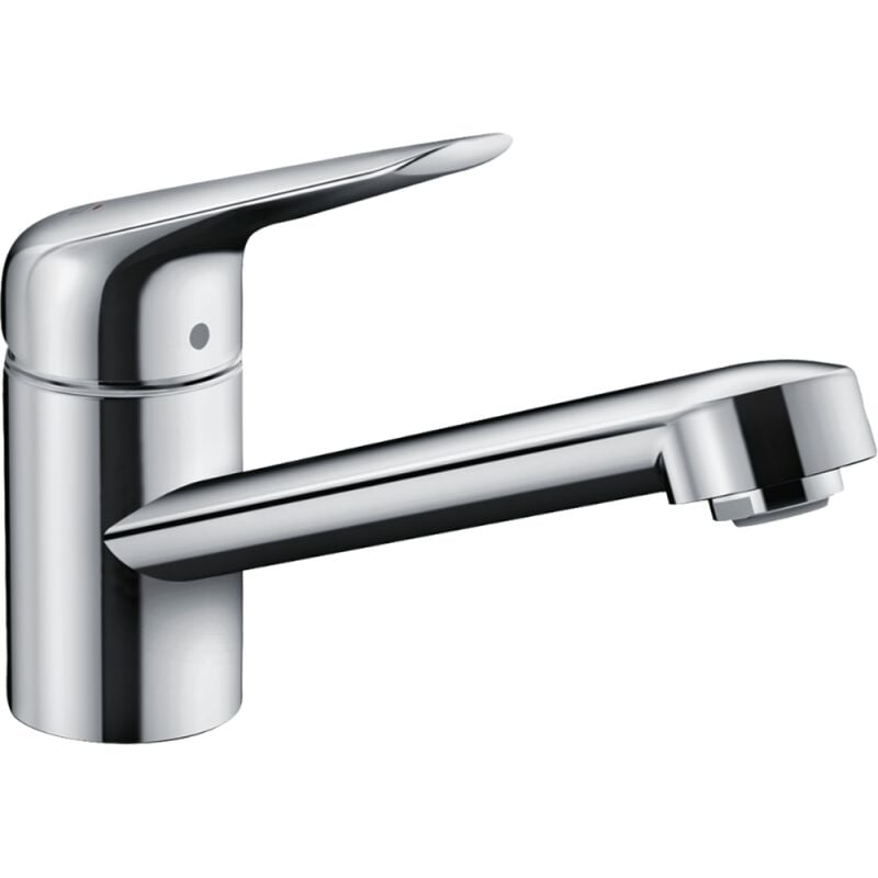 Hansgrohe - Mitigeur de cuisine 100 CoolStart / 2 vitesses, 1 jet chromé Focus M42