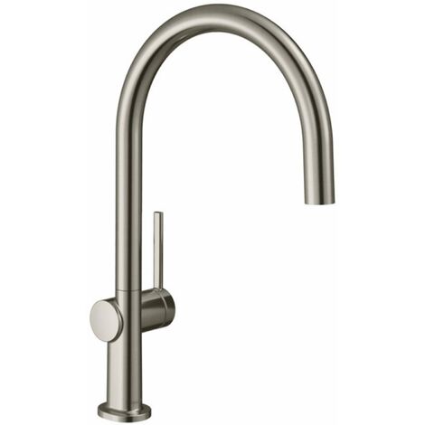 Hansgrohe – Mitigeur de cuisine 1 jet aspect acier inox – Hauteur sous bec 223 mm – Débit 9 l/min – Raccord G ⅜ – 72804800