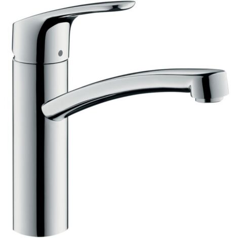 Hansgrohe – Mitigeur de cuisine 31804000 – Finition chromée – Bec orientable 150° – Débit maximal 5 l/min – Système QuickClean