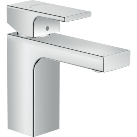 hansgrohe Vernis Shape Mitigeur de lavabo 100 avec tirette et vidage synthétique, chro...