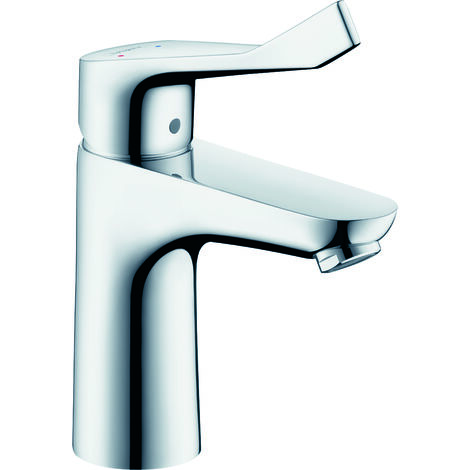 HANSGROHE Mitigeur de lavabo 100 Care avec poignée extra longue chromé