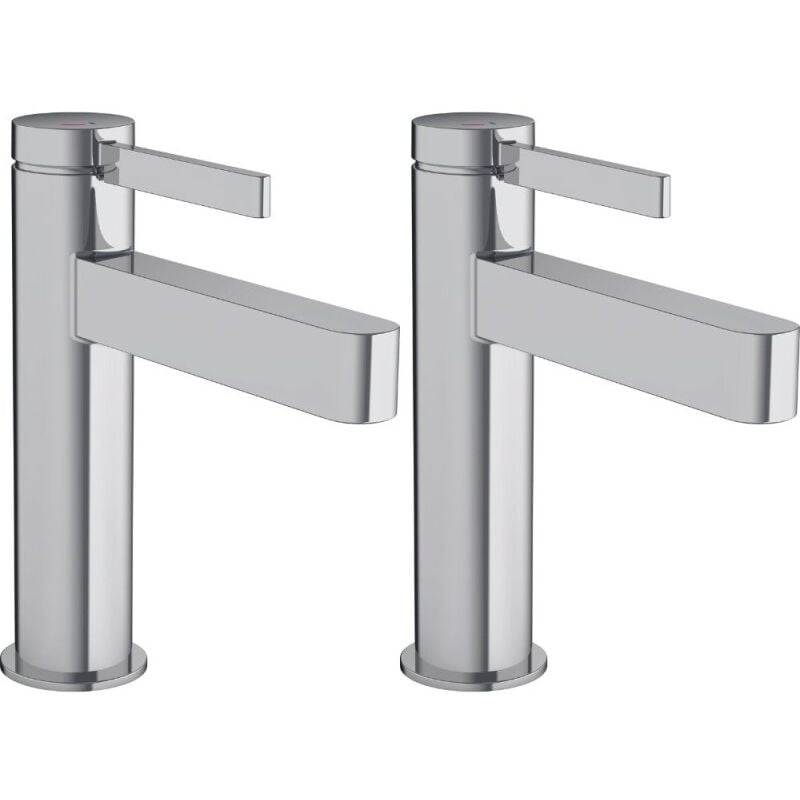 Hansgrohe - Mitigeur de lavabo 110 CoolStart, bonde Push-Open chromé Finoris