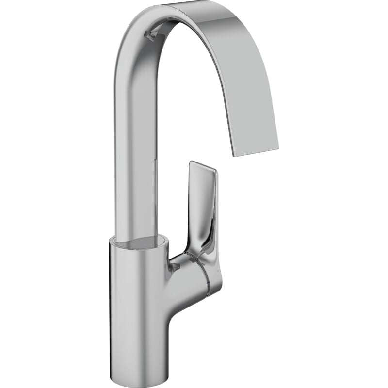 Hansgrohe - Vivenis - Mitigeur de lavabo 210, avec vidage et bec rotatif, EcoSmart, chrome 75030000