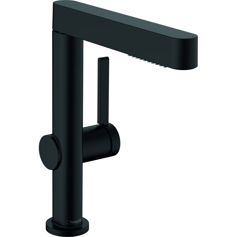 Finoris - Mitigeur de lavabo 230, avec Push-Open et bec extractible, EcoSmart, noir mat 76063670 - Hansgrohe