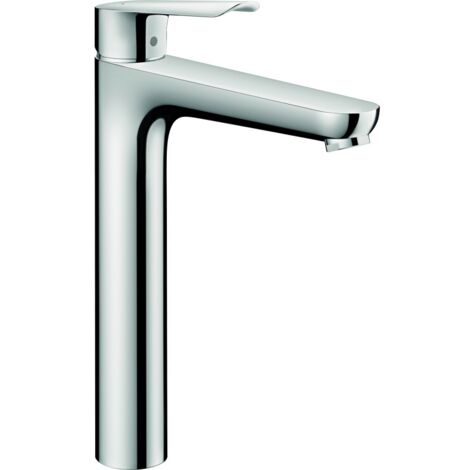 Hansgrohe – Mitigeur de lavabo avec tirette et vidage chromé – Hauteur 231mm – Longueur du bec 185mm – Débit 5 l/min – 71162000