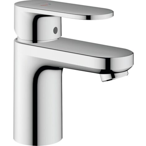 Hansgrohe – Mitigeur de lavabo 5 l/min – Hauteur 71 mm – Jet normal et mousseur orientable – Finition métal pour salle de bain moderne
