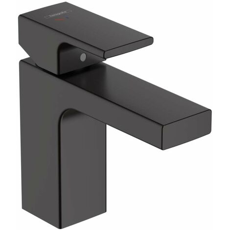Hansgrohe – Mitigeur de lavabo noir mat avec vidage – Technologie CoolStart et EcoSmart – Bec de 110 mm – Hauteur 178 mm – 71594670
