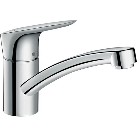 Hansgrohe – Mitigeur évier 157mm – Finition chromée – Bec orientable 360° – Cartouche céramique M2 – Débit 12 l/min haute pression