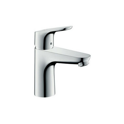 Hansgrohe - Mitigeur lavabo 100 sans tirette ni vidage 119mm chromé - Focus