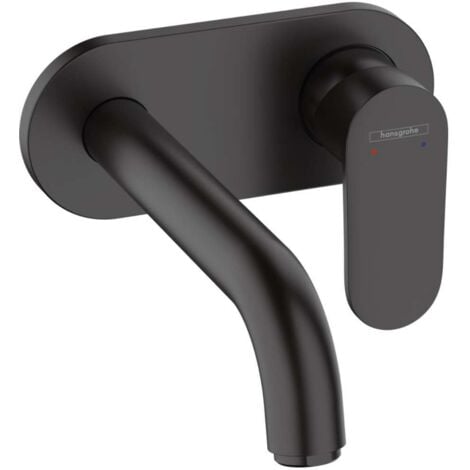 HANSGROHE Mitigeur lavabo encastré mural Vernis Blend Noir mat 71576670