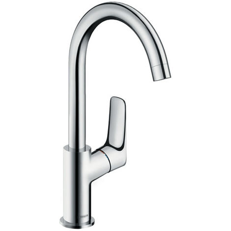 HANSGROHE Mitigeur lavabo Logis 210 bec haut orientable 120° chromé