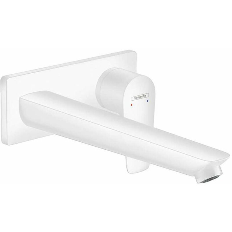 Hansgrohe - Talis e - Mitigeur de lavabo encastré, blanc mat 71734700