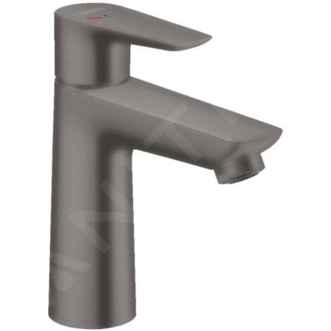 HANSGROHE Mitigeur lavabo Talis E 110 CH3 CoolStart avec tirette et vidage noir chromé brossé
