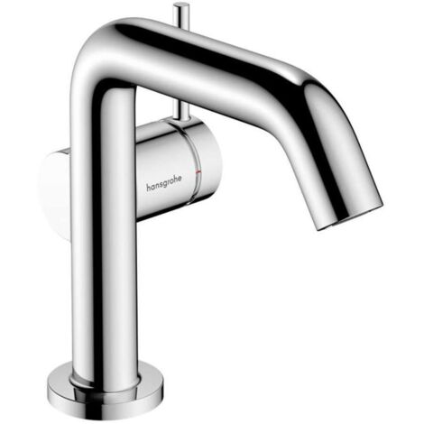 Hansgrohe – Mitigeur monocommandé pour lavabo – Finition chrome – Hauteur 161 mm – Longueur bec 130 mm – Système vidage Push-Open – Cartouche céramique