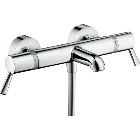 Hansgrohe – Mitigeur thermostatique de baignoire – Finition chrome – Entraxe 150 mm – Longueur bec 172-177 mm – Sécurité à 40°C