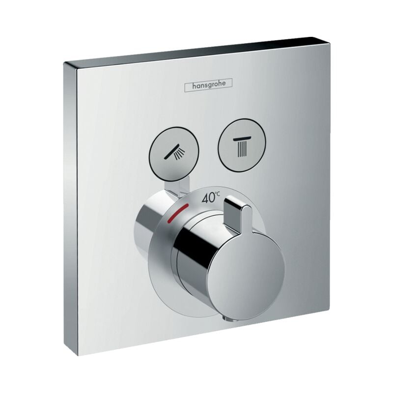 Hansgrohe - Mélangeur thermostatique encastré en laiton chromé showerselect