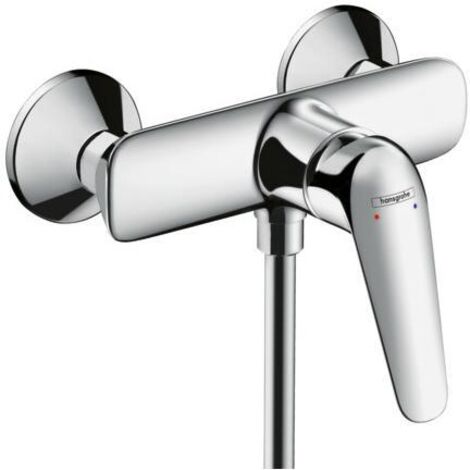 Hansgrohe Novus Einhebel Brausenmischer Dusche Duscharmatur Aufputz chrom, 71060000
