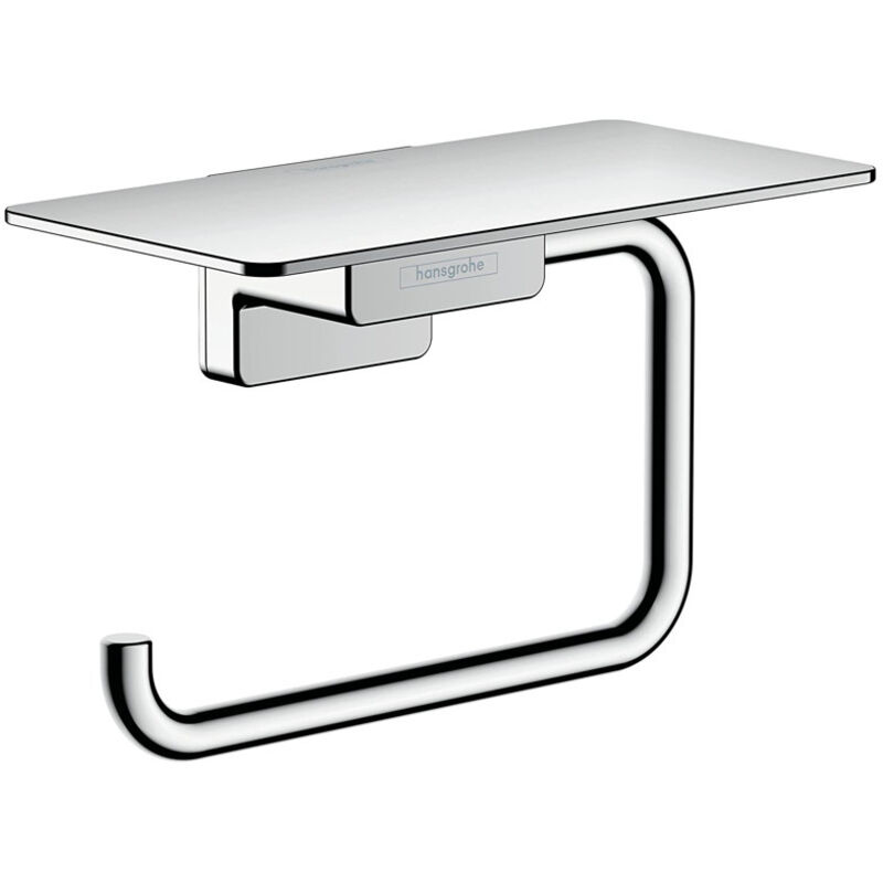 HANSGROHE Porte-papier WC avec tablette chromé AddStoris