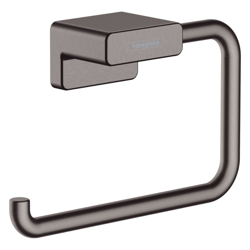 AddStoris - Porte-papier toilette, chrome noir brossé 41771340 - Hansgrohe
