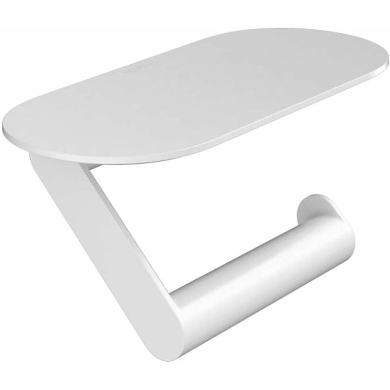 WallStoris - Porte-papier toilette avec étagère, blanc mat 27928700 - Hansgrohe
