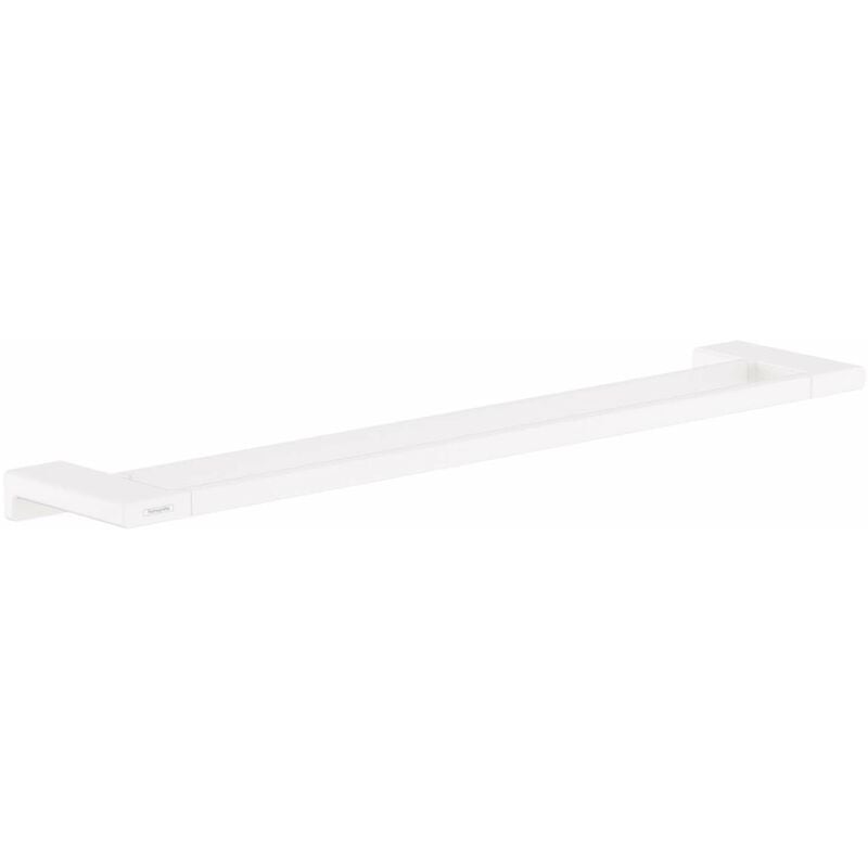 Hansgrohe - AddStoris - Porte-serviettes double, longueur 65 cm, blanc mat 41743700