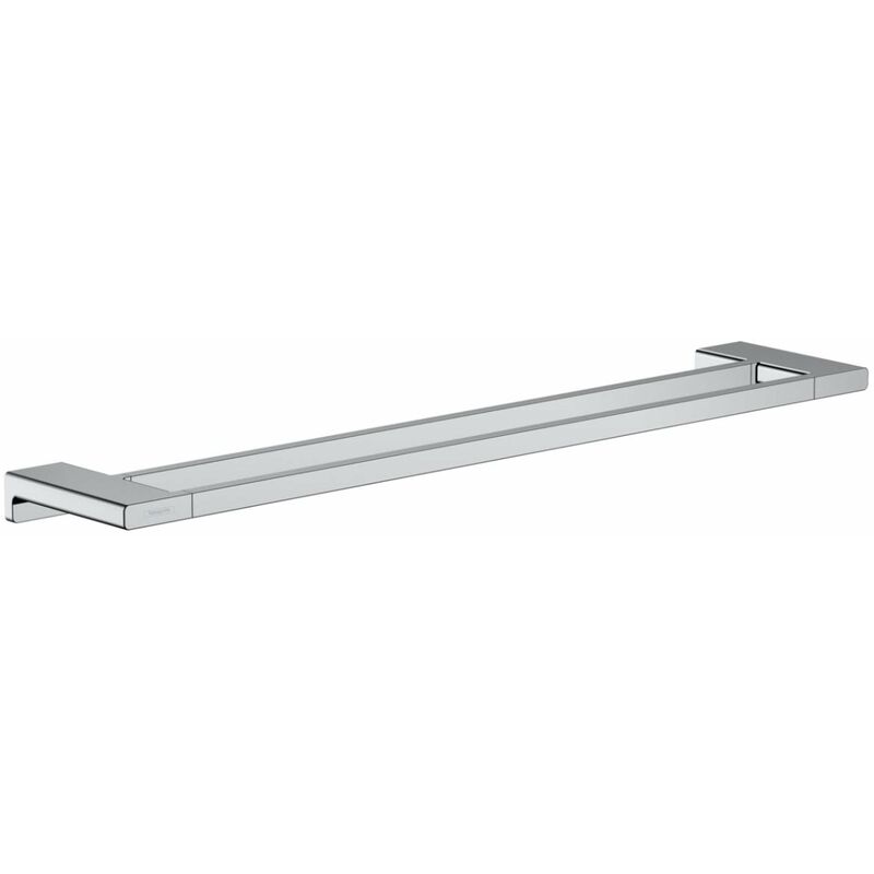 Hansgrohe AddStoris Double bath towel rail - Chrome - 41743000