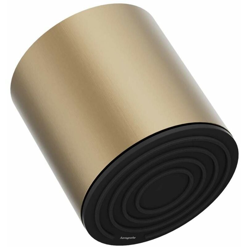 Hansgrohe - Pulsify s - Douche de tête 105, 1 jet, bronze brossé 24130140