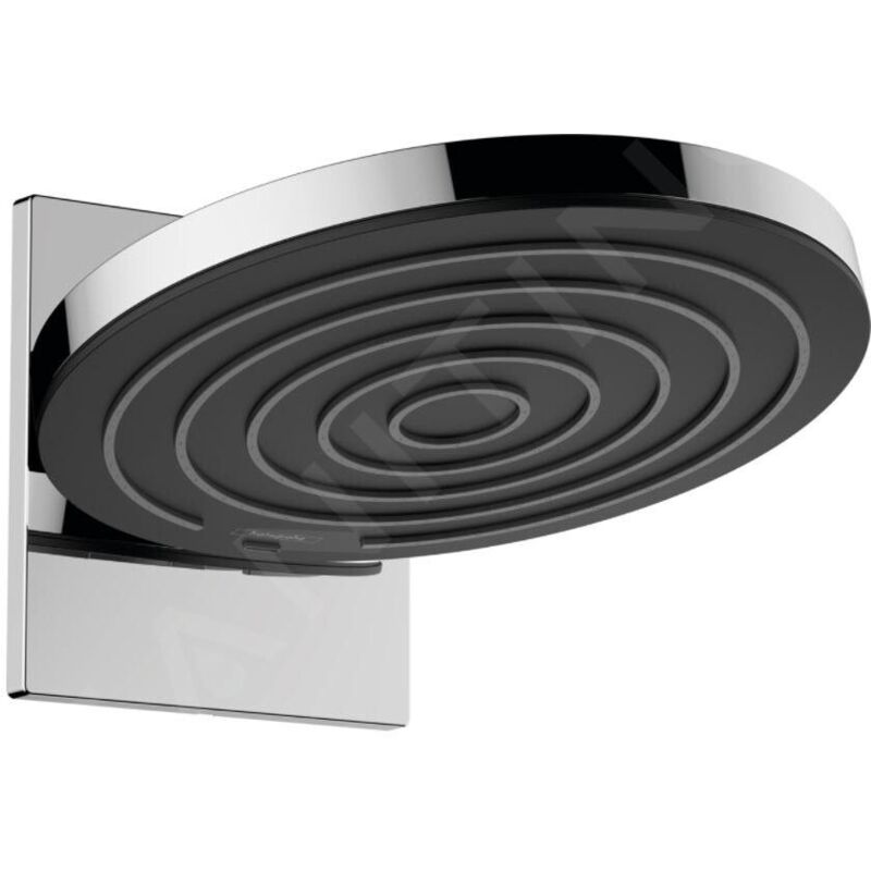 Hansgrohe - Pulsify Douche de tête 260 2 jets avec raccord mural EcoSmart 9l/min, Chrome (24151000)