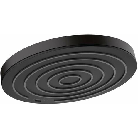 Hansgrohe Pulsify S - Soffione doccia 260, getto singolo, nero opaco 24140670