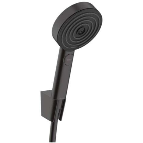 Hansgrohe Pulsify Select - Brausegarnitur, 3 Strahlarten, mit Halten und Schlauch 125 cm, 
schwarz matt 24302670