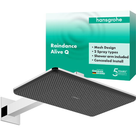 hansgrohe Raindance Alive Q Kopfbrause 210/340 2jet, mit